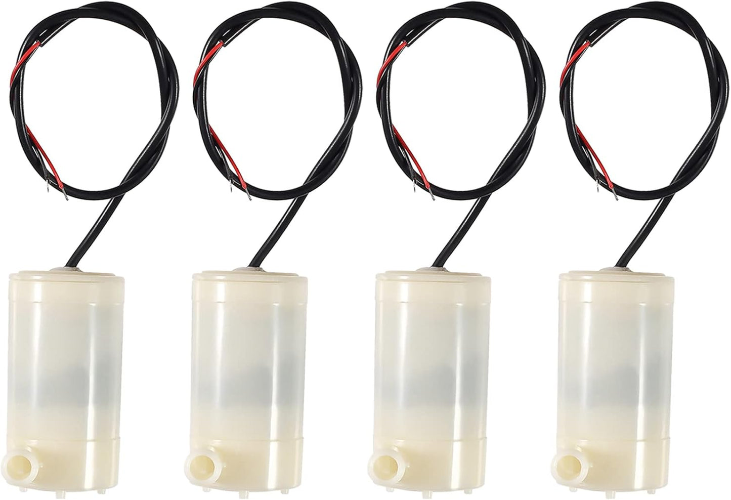 4Pcs DC 3-5V Micro Submersible Mini Water Pump for Aquariums Fish Tank Pond Fountain Hydroponics Garden