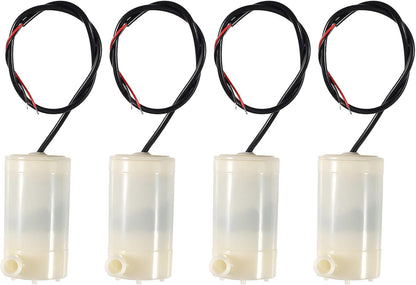4Pcs DC 3-5V Micro Submersible Mini Water Pump for Aquariums Fish Tank Pond Fountain Hydroponics Garden