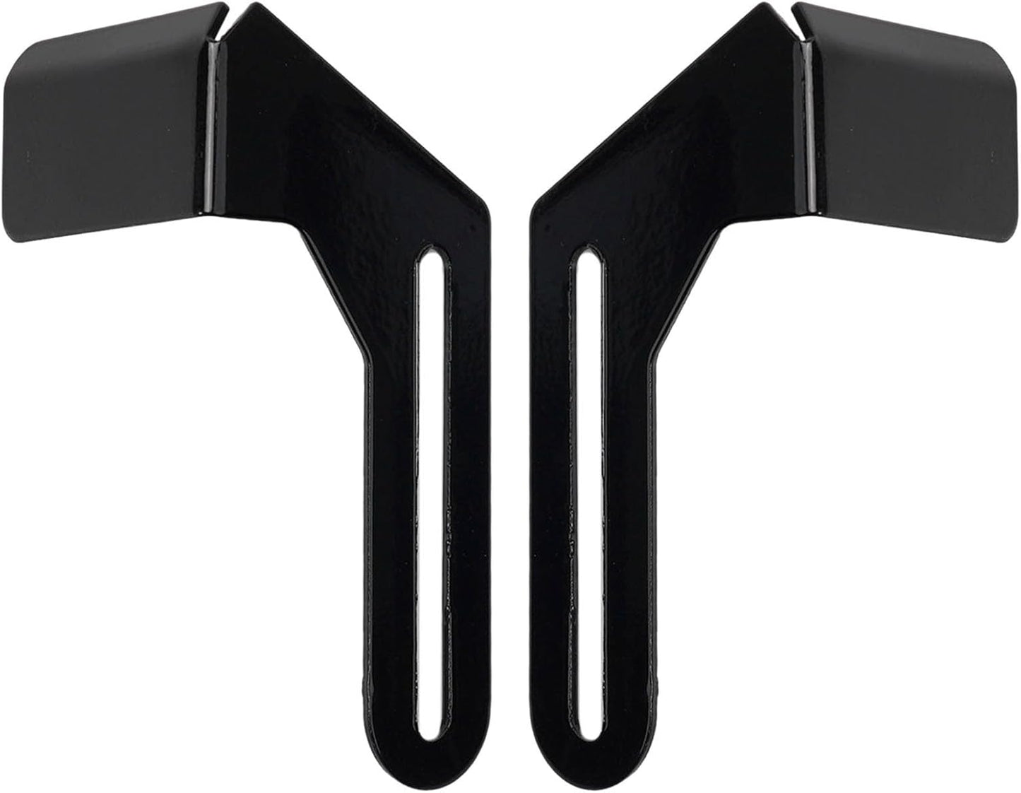 2 Pcs Grinder Backing Plate Washer Pad, Grinder Tool Rest Replacement Metal Backing Plate Washer Pad for Safety Guard Shield Set 126X56Mm for 150/200 Type Grinder Black