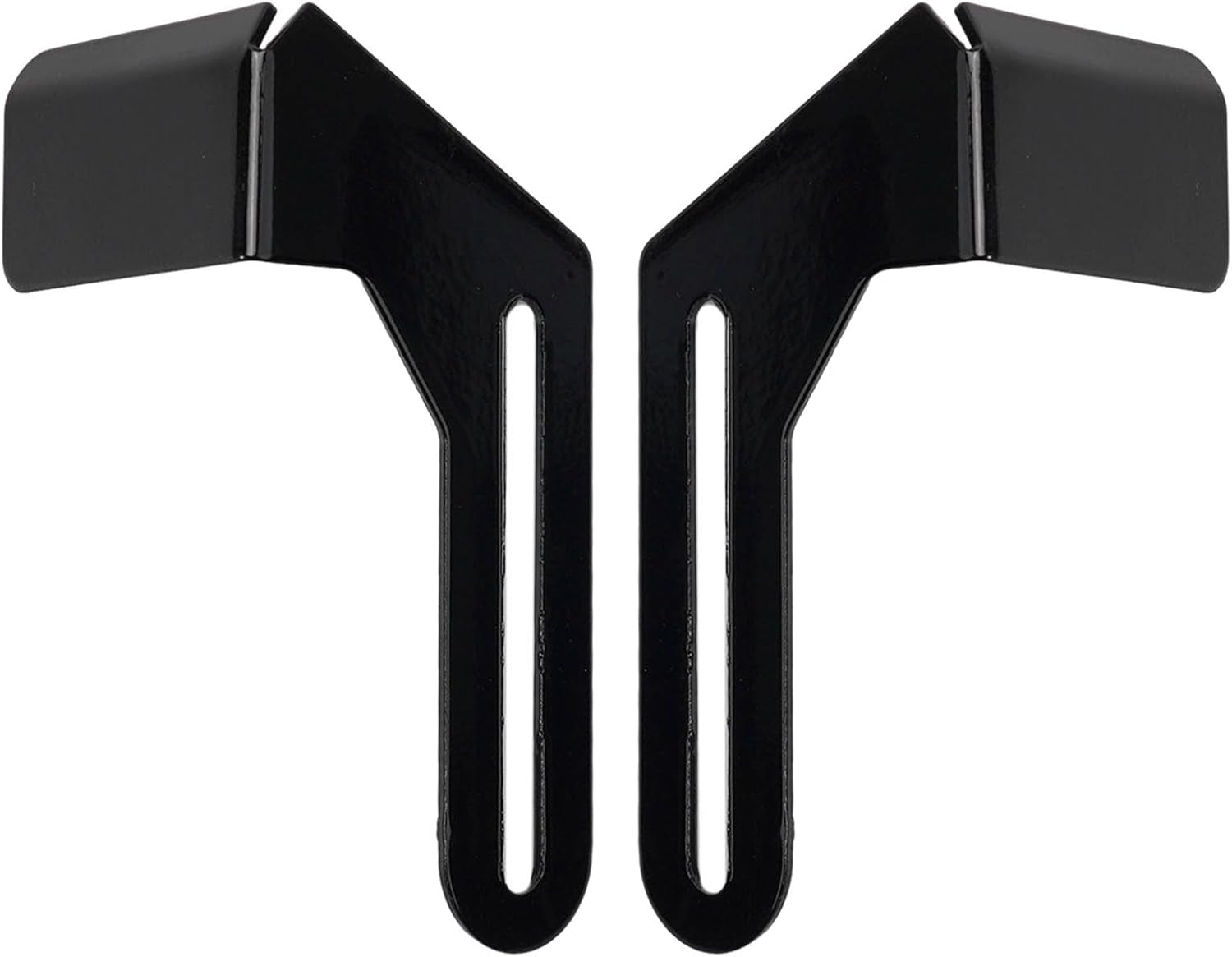 2 Pcs Grinder Backing Plate Washer Pad, Grinder Tool Rest Replacement Metal Backing Plate Washer Pad for Safety Guard Shield Set 126X56Mm for 150/200 Type Grinder Black