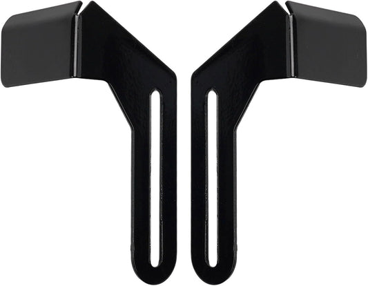2 Pcs Grinder Backing Plate Washer Pad, Grinder Tool Rest Replacement Metal Backing Plate Washer Pad for Safety Guard Shield Set 126X56Mm for 150/200 Type Grinder Black