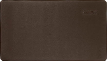 Home Dynamix Cozy Living Home Sweet Home Modern Farmhouse Runner Anti-Fatigue Kitchen Mat, Non-Slip Floor Mat, Padded Standing Desk Mat, Grey/Beige, 17.5"X30"