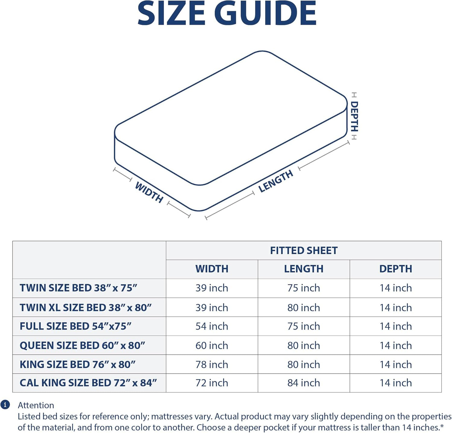 Cathay Home Queen Fitted Sheet Only – Double Brushed Microfiber Ultra Soft, 14" Extra Deep Pocket for 10"-14" Mattress, Wrinkle & Fade Resistant Bed Sheet, Cream