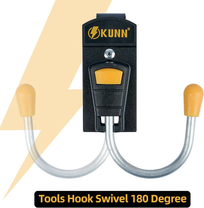 KUNN Tool Holster - Tool Belt Hook Cordless Drill Holder Single,Strong Clip,Tool Belt Accessories