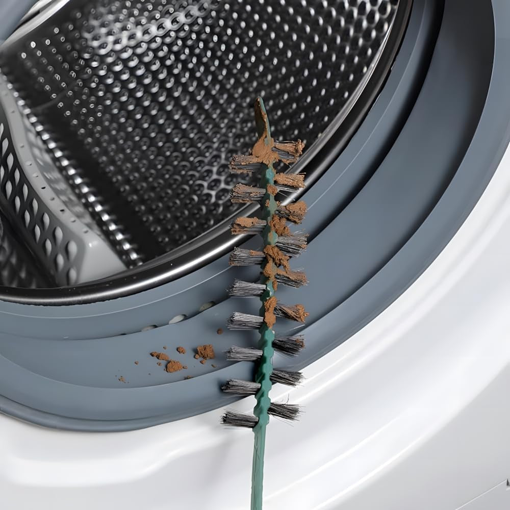 3 Pack Washing Machine Cleaning Brush - Deep Cleaning Tool for Washing Machine Drums, 0.8 * 23.6In, Durable & Flexible 360° Nylon Bristles for Effective Corners
