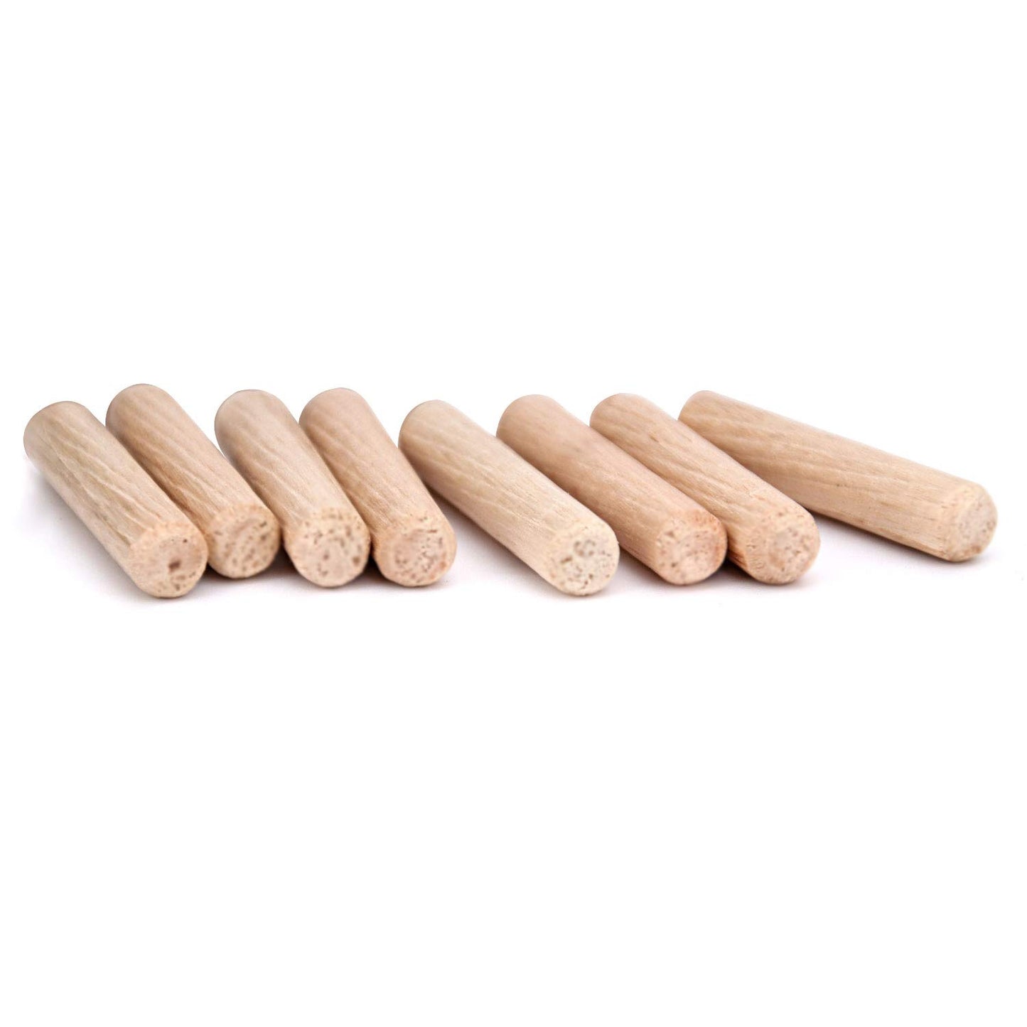 ZOENHOU 1000 PCS 5/16" X 1 1/2" Wooden Dowel Pins, Straight Dowel Rods Made of Hard Wood, Fluted Wood Dowel Plugs with Beveled Ends Tapered for Easy Insertion, Accessory Kit for Woodworking Furniture