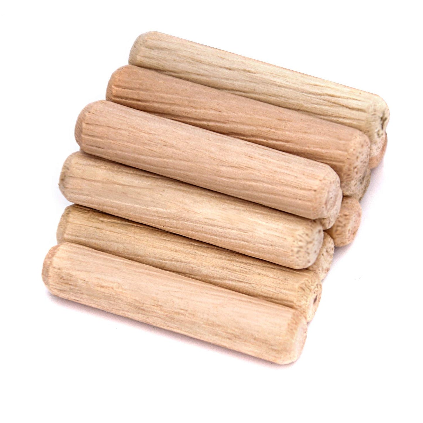 ZOENHOU 1000 PCS 5/16" X 1 1/2" Wooden Dowel Pins, Straight Dowel Rods Made of Hard Wood, Fluted Wood Dowel Plugs with Beveled Ends Tapered for Easy Insertion, Accessory Kit for Woodworking Furniture