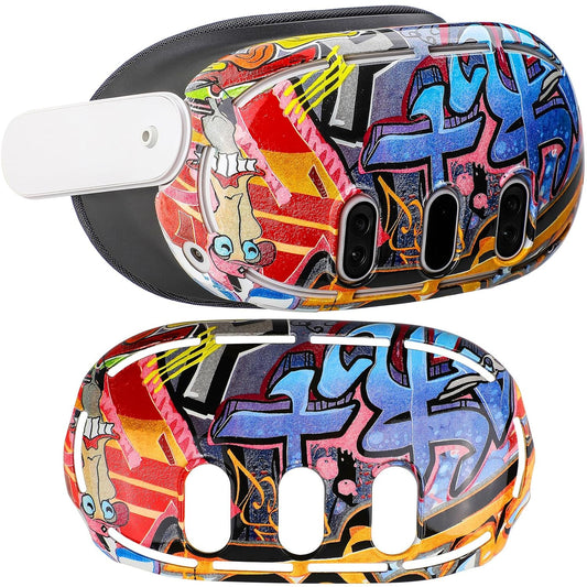 MIOKAU Hard Shell Protector Case Cover for Meta Quest 3,VR Headset Protector for Oculus Quest 3,Accessories for Quest 3 (Colorful)