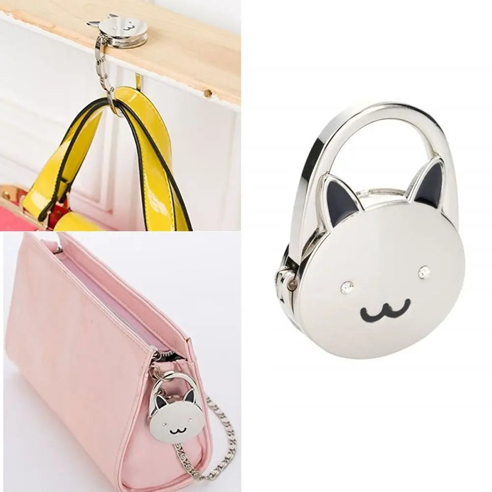 Portable Unique Accessories Foldable Tableside Bag Hook Handbag Hanger Holder Purse Hanging Hooks