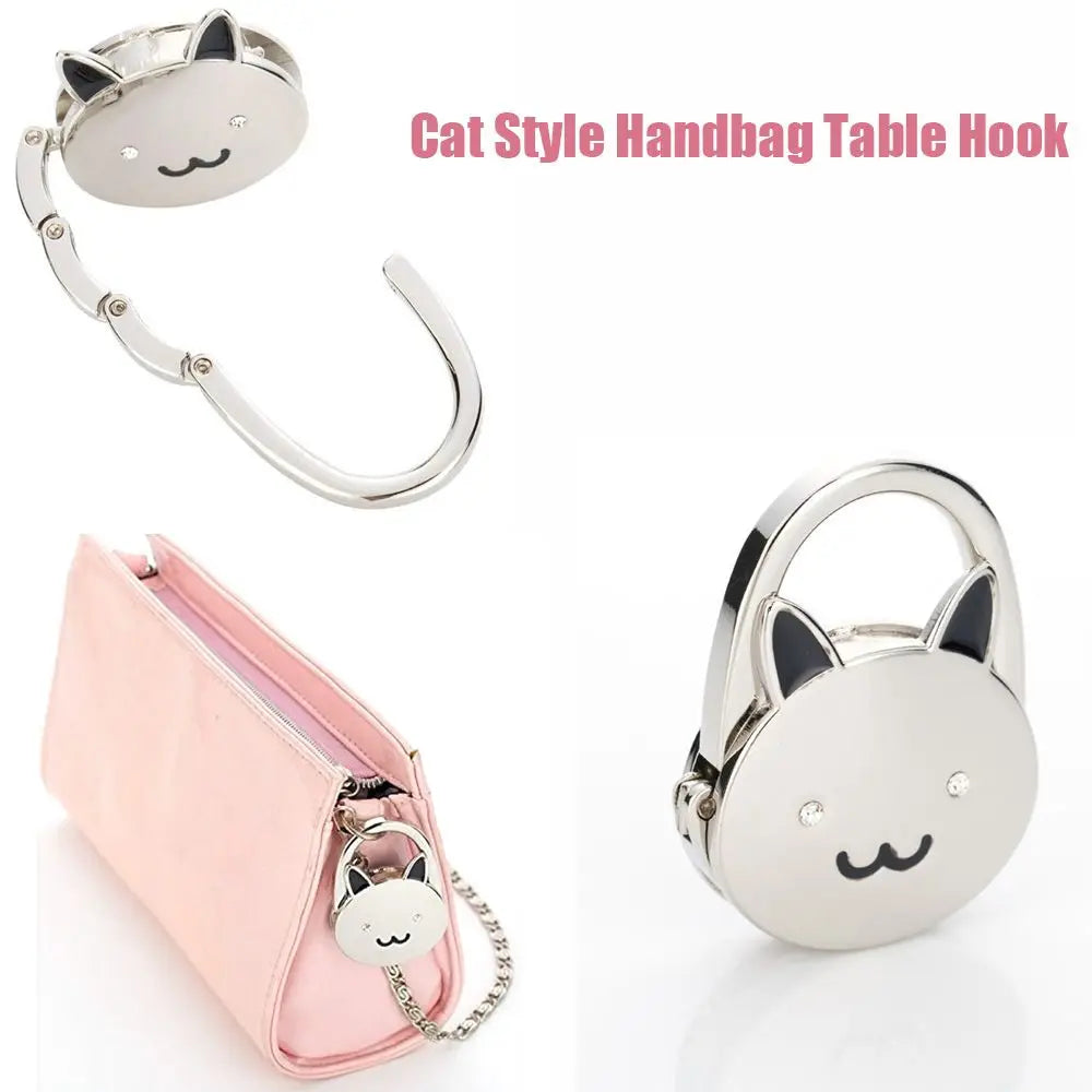 Portable Unique Accessories Foldable Tableside Bag Hook Handbag Hanger Holder Purse Hanging Hooks
