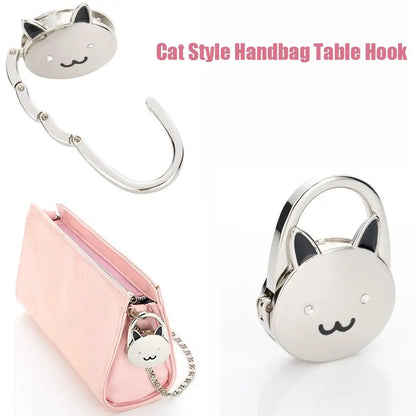 Portable Unique Accessories Foldable Tableside Bag Hook Handbag Hanger Holder Purse Hanging Hooks