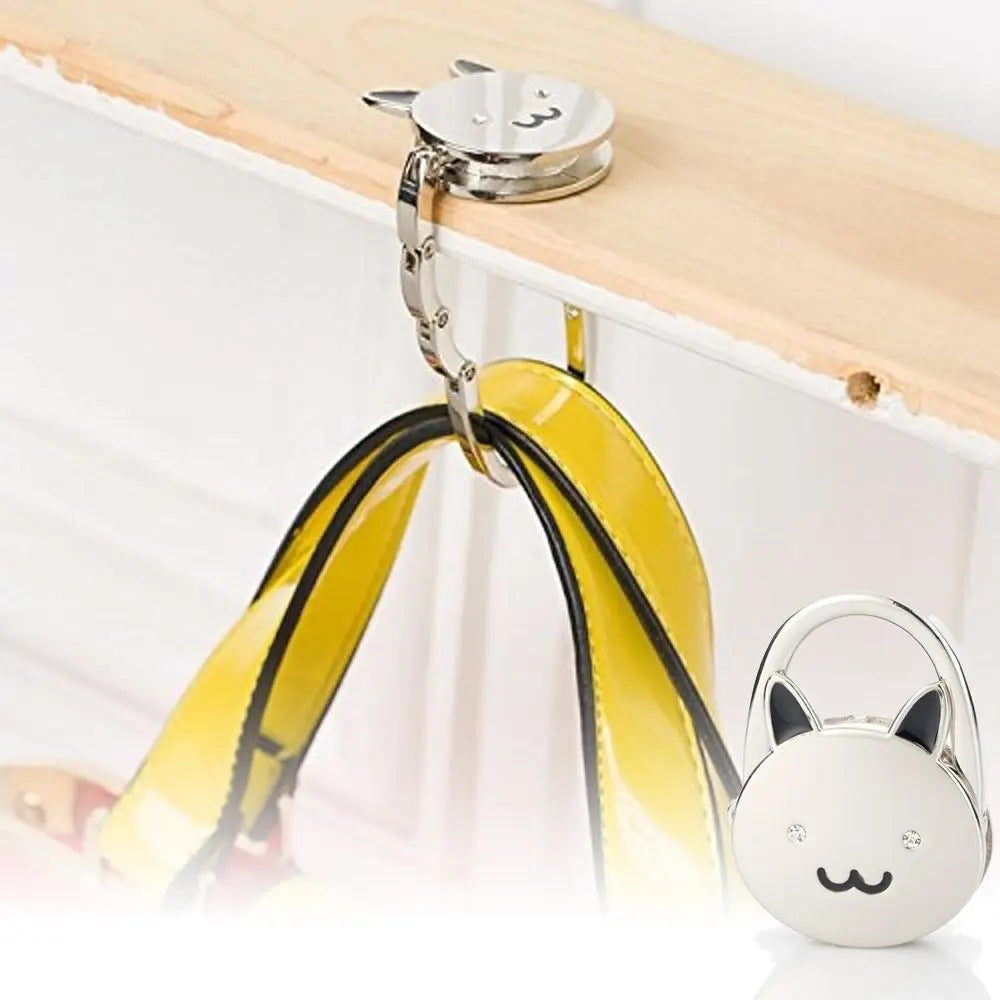 Portable Unique Accessories Foldable Tableside Bag Hook Handbag Hanger Holder Purse Hanging Hooks