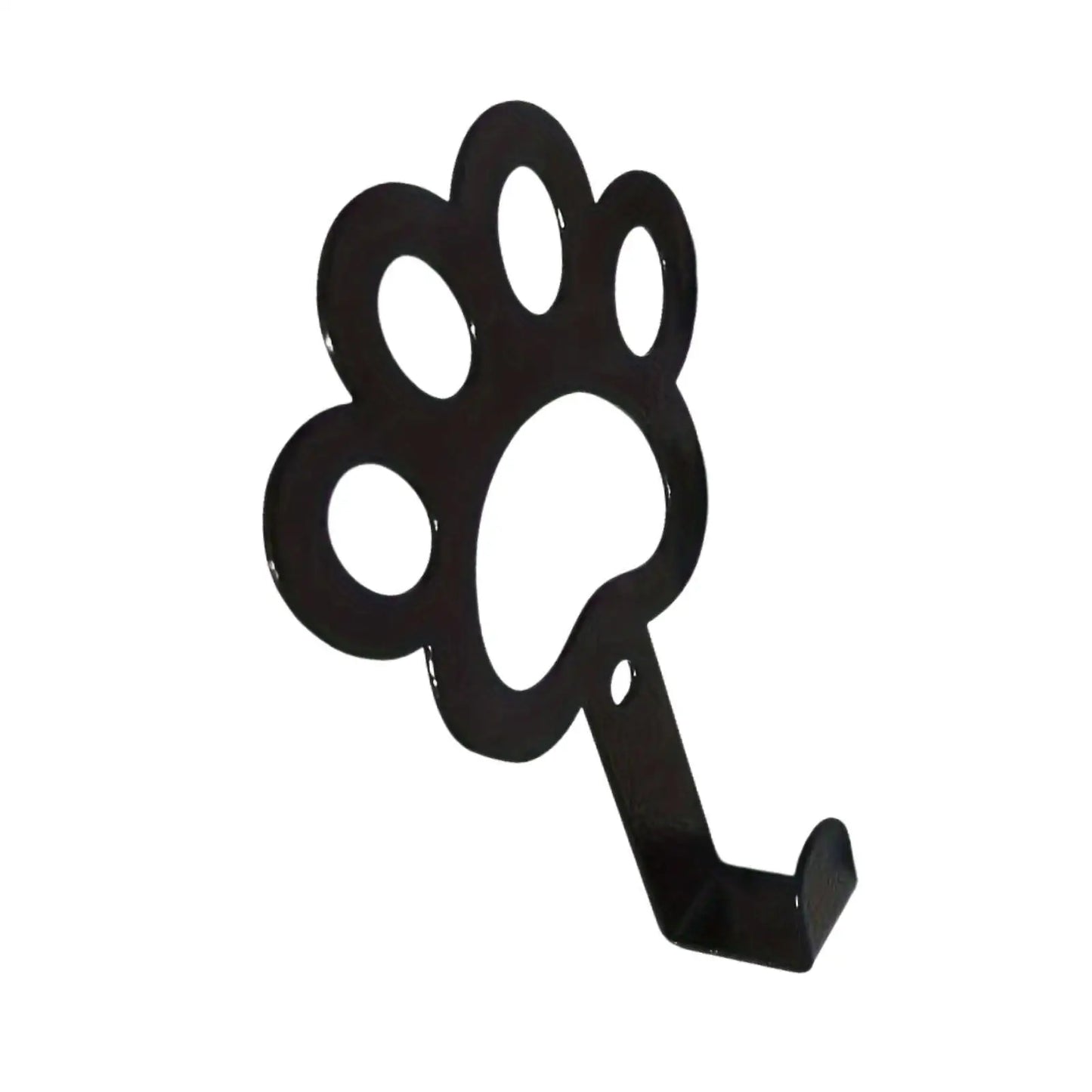 Dog Leash Holder Wall Mount Compact Iron Key Hook Pet Accessories for Entryway Hallway Home