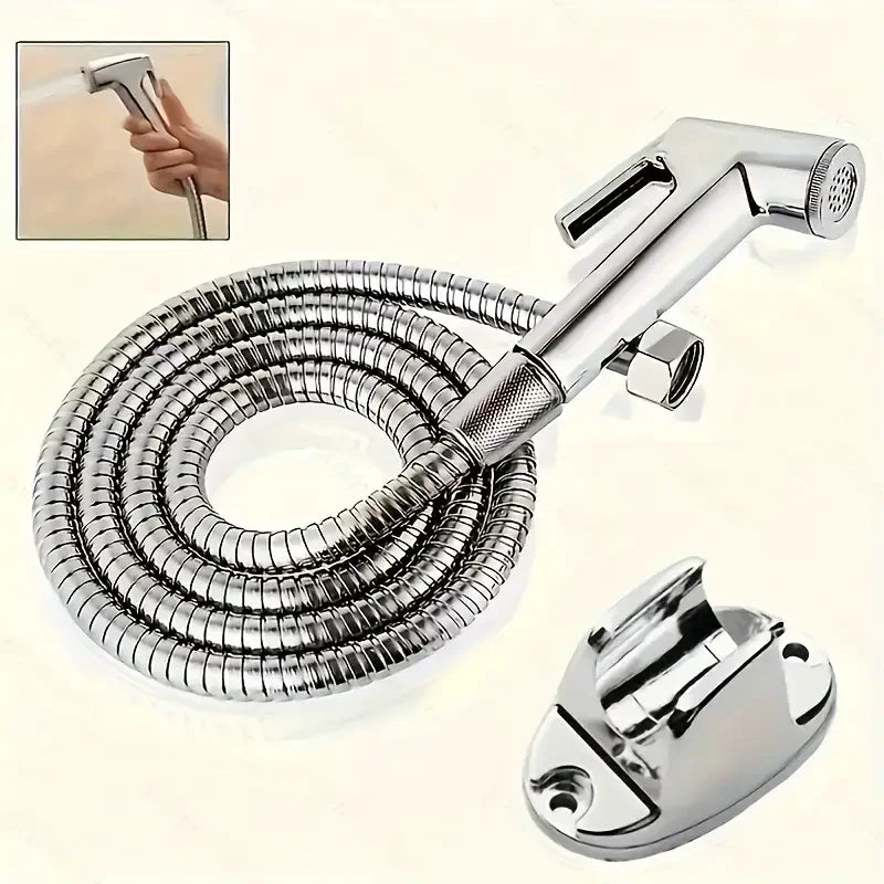 Bathroom Accessories 1 Piece Set Household Handheld Shower Set Toilet Spray Gun Toilet Booster Flusher Nozzle Handheld Spray Gun