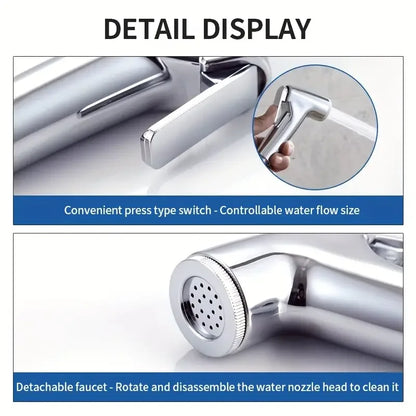 Bathroom Accessories 1 Piece Set Household Handheld Shower Set Toilet Spray Gun Toilet Booster Flusher Nozzle Handheld Spray Gun