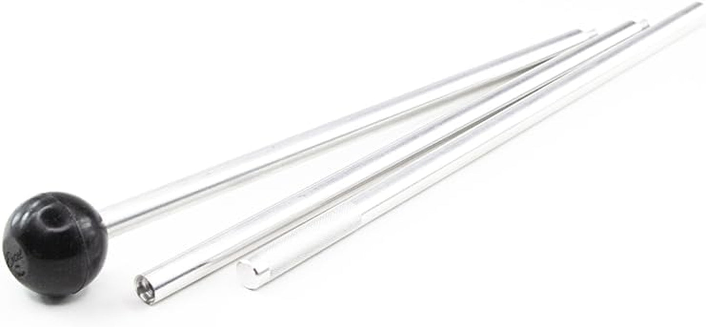 Mahl Stick Artist Hand Rest for Painting – 30" Aluminum Painter Hand Rest Tool with Rubber Tip & Grip – Lightweight 3-Section Canvas & Easel Support Rod for Fine Detail Work – Excel Blades
