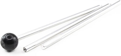 Mahl Stick Artist Hand Rest for Painting – 30" Aluminum Painter Hand Rest Tool with Rubber Tip & Grip – Lightweight 3-Section Canvas & Easel Support Rod for Fine Detail Work – Excel Blades