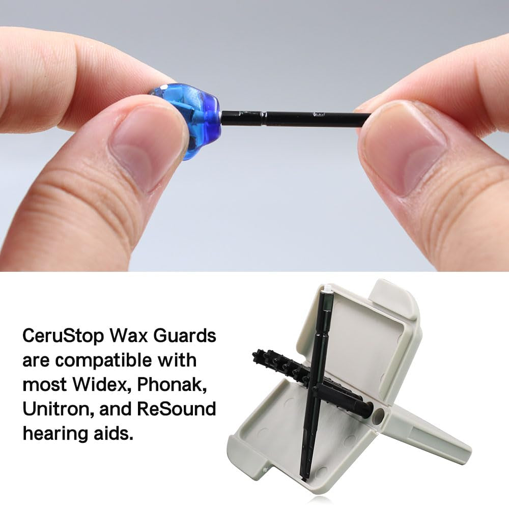 32-PCS 1Mm Phonak Hearing Aid Ear Wax Guard Filters Cleaning Tool Accessories Hearing Aid Wax Guard Filtersn for Phonak, Widex, and Resound Hearing Aid Filters.
