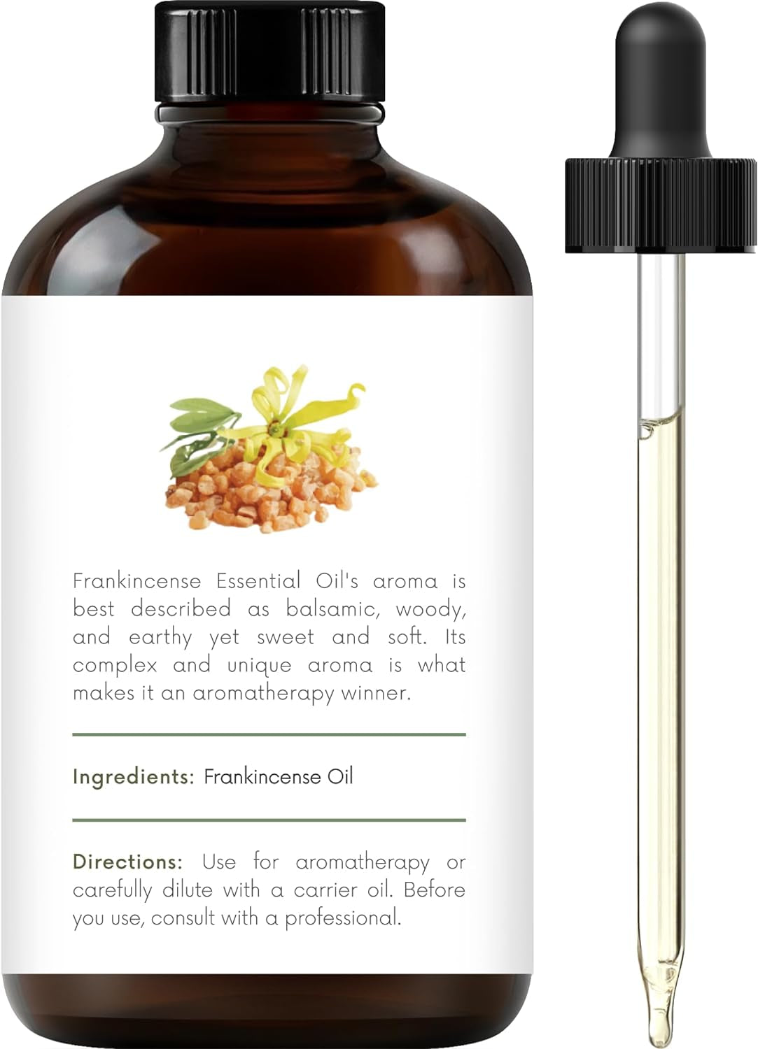 Handcraft Blends Frankincense Essential Oil – Huge 4 Fl Oz – 100% Pure and Natural – Premium Grade Essential Oil for Diffuser and Aromatherapy, Skin, Massage, Candle and Soap Making Fragrance