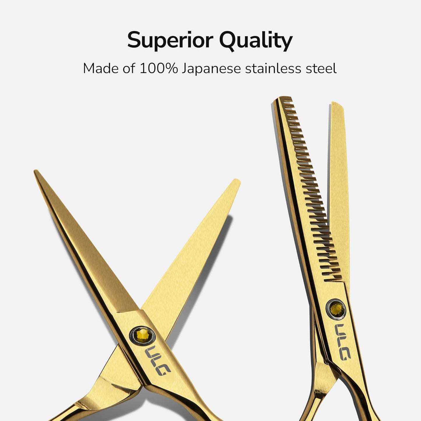 Hair Cutting Scissors Thinning Shears Kit ULG Professional Barber