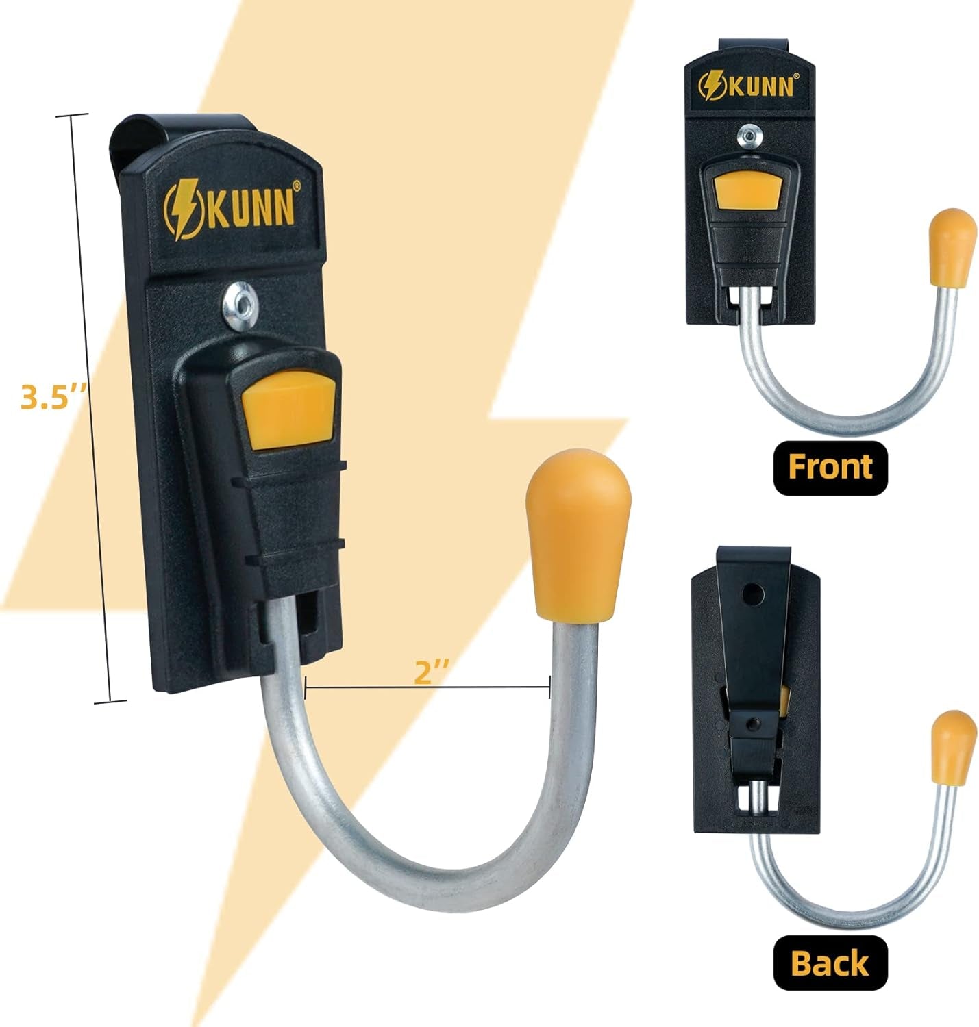 KUNN Tool Holster - Tool Belt Hook Cordless Drill Holder Single,Strong Clip,Tool Belt Accessories