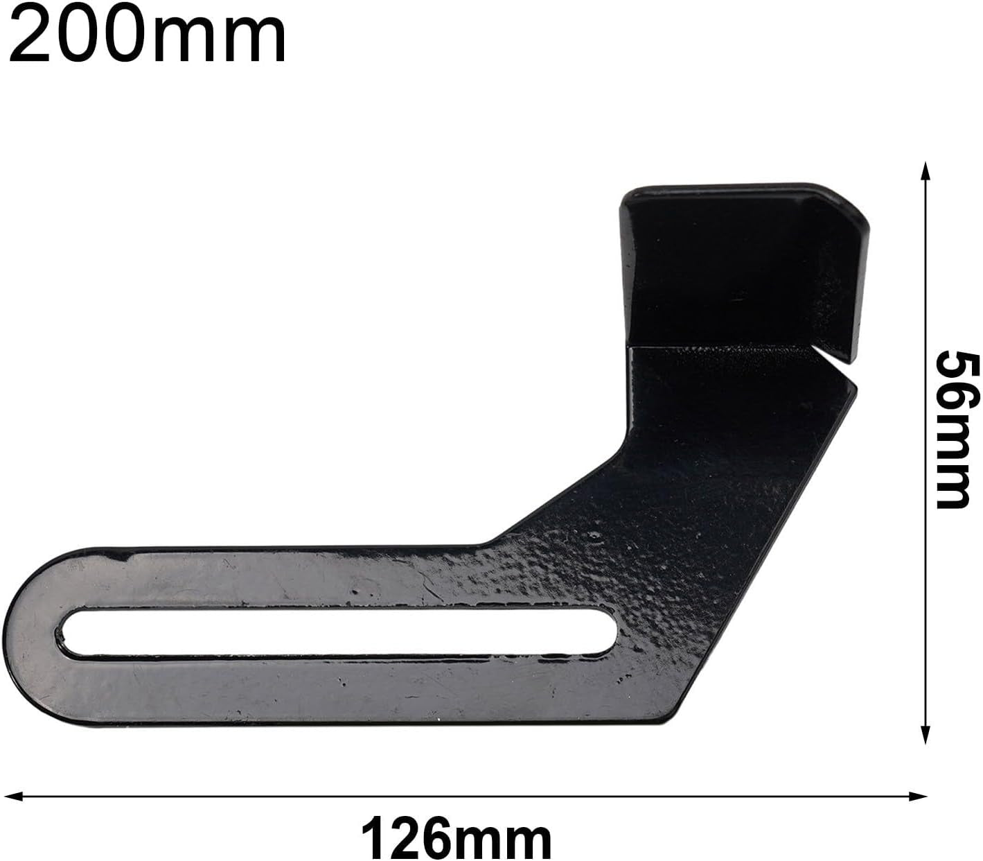 2 Pcs Grinder Backing Plate Washer Pad, Grinder Tool Rest Replacement Metal Backing Plate Washer Pad for Safety Guard Shield Set 126X56Mm for 150/200 Type Grinder Black